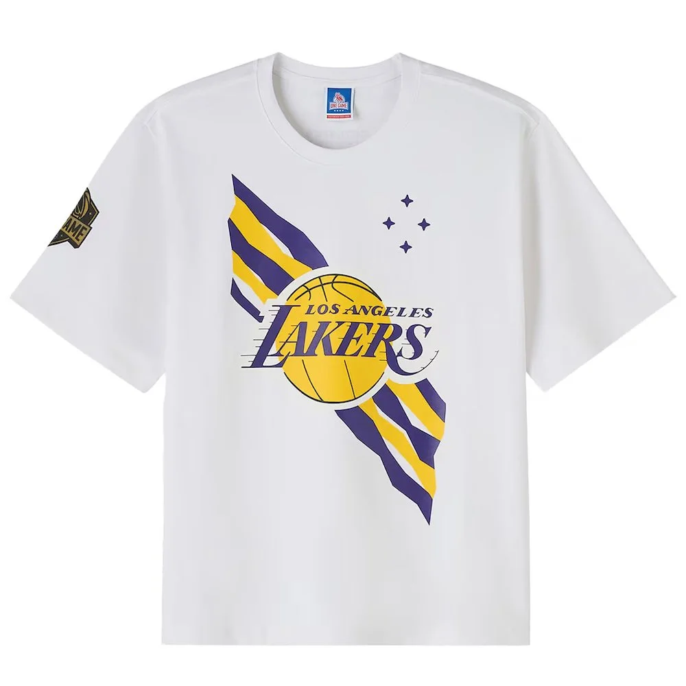 OVO x NBA - Los Angeles Lakers Heavyweight T-Shirt - White - M