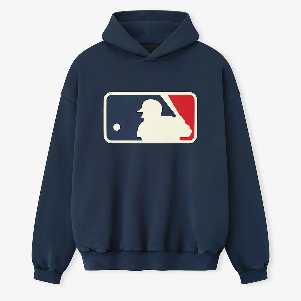 Fear of God x MLB Sport Hoodie - Navy - Size L