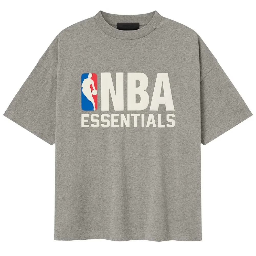 Fear of God x NBA - 90s T-Shirt - Heather Gray - M