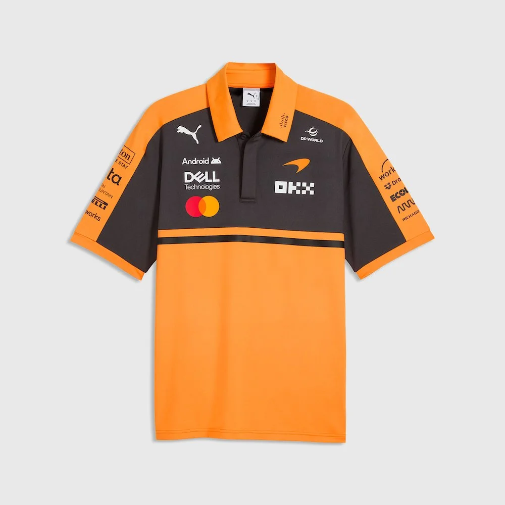 McLaren F1 PUMA 2026 Team Polo - Papaya - Size L