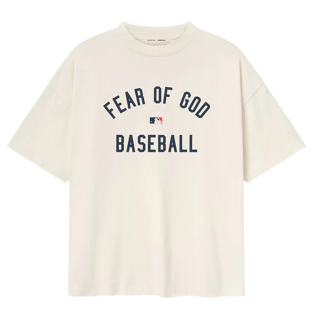 Fear of God x MLB Logo 90s Fit T-Shirt - Cream - Size L