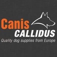 Logo for Canis Callidus with a silhouette of a dog and text 'Quality dog supplies from Europe'.