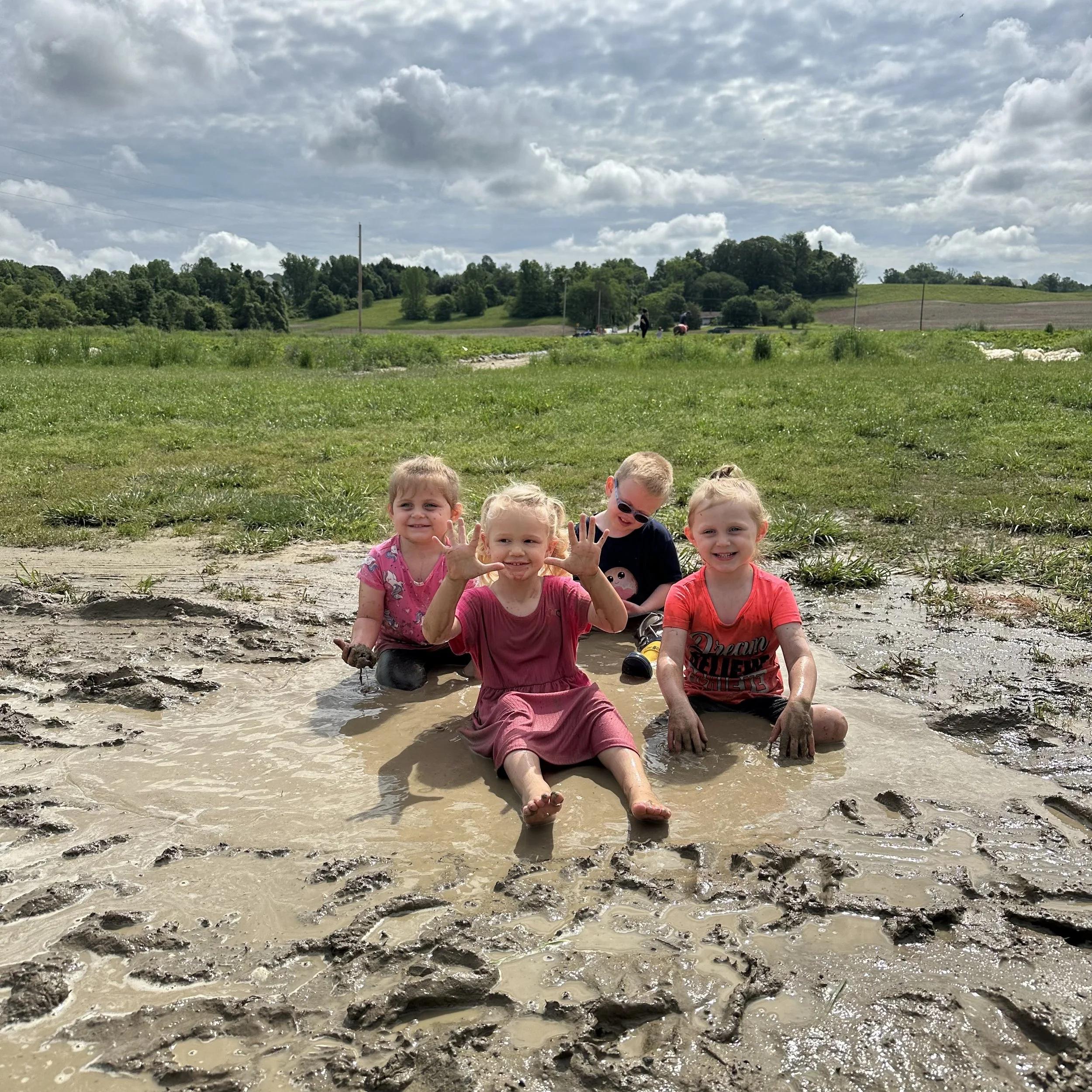 “Learn through play, get a little dirty”