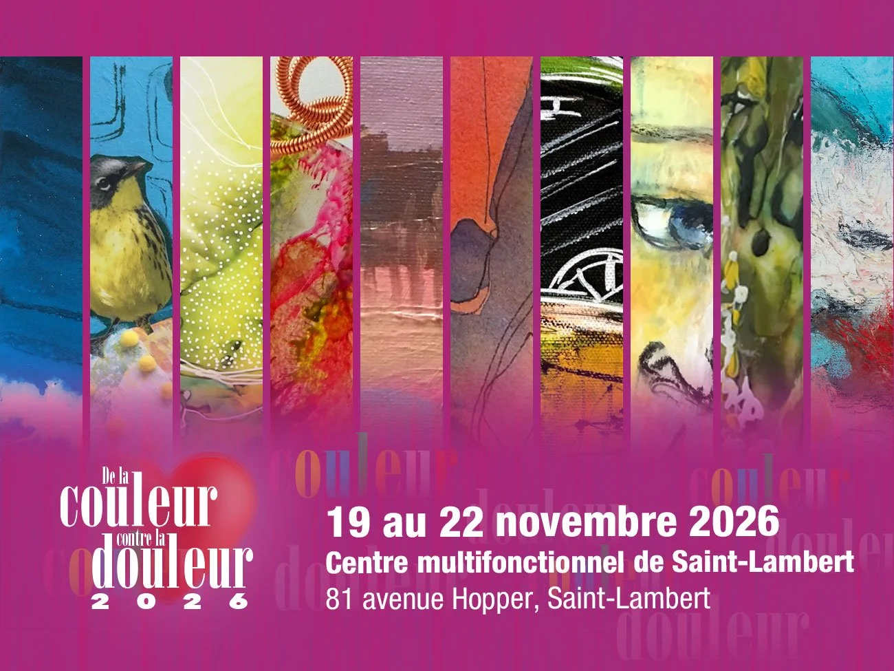 Exposition collective Artistes de coeur
