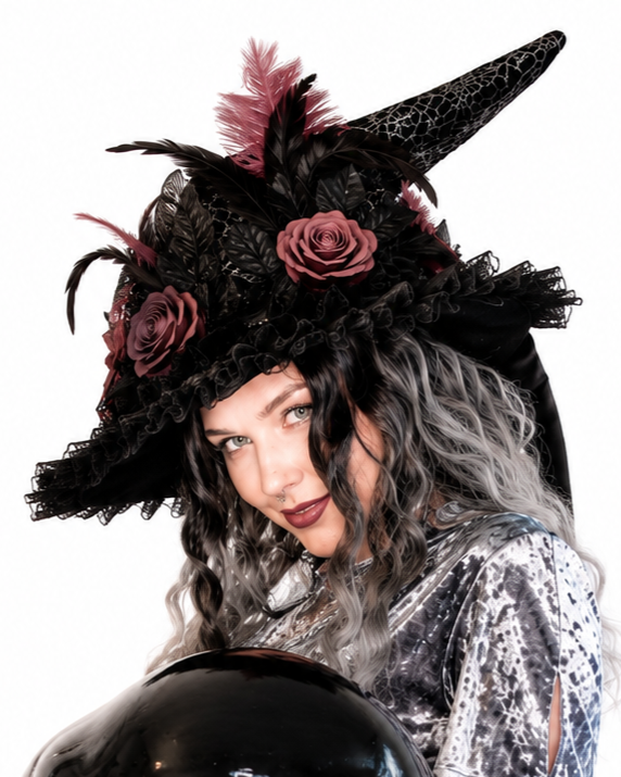 Duskwing Rose Hat