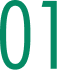 Green digital '0' and blue digital '1', representing the number 1