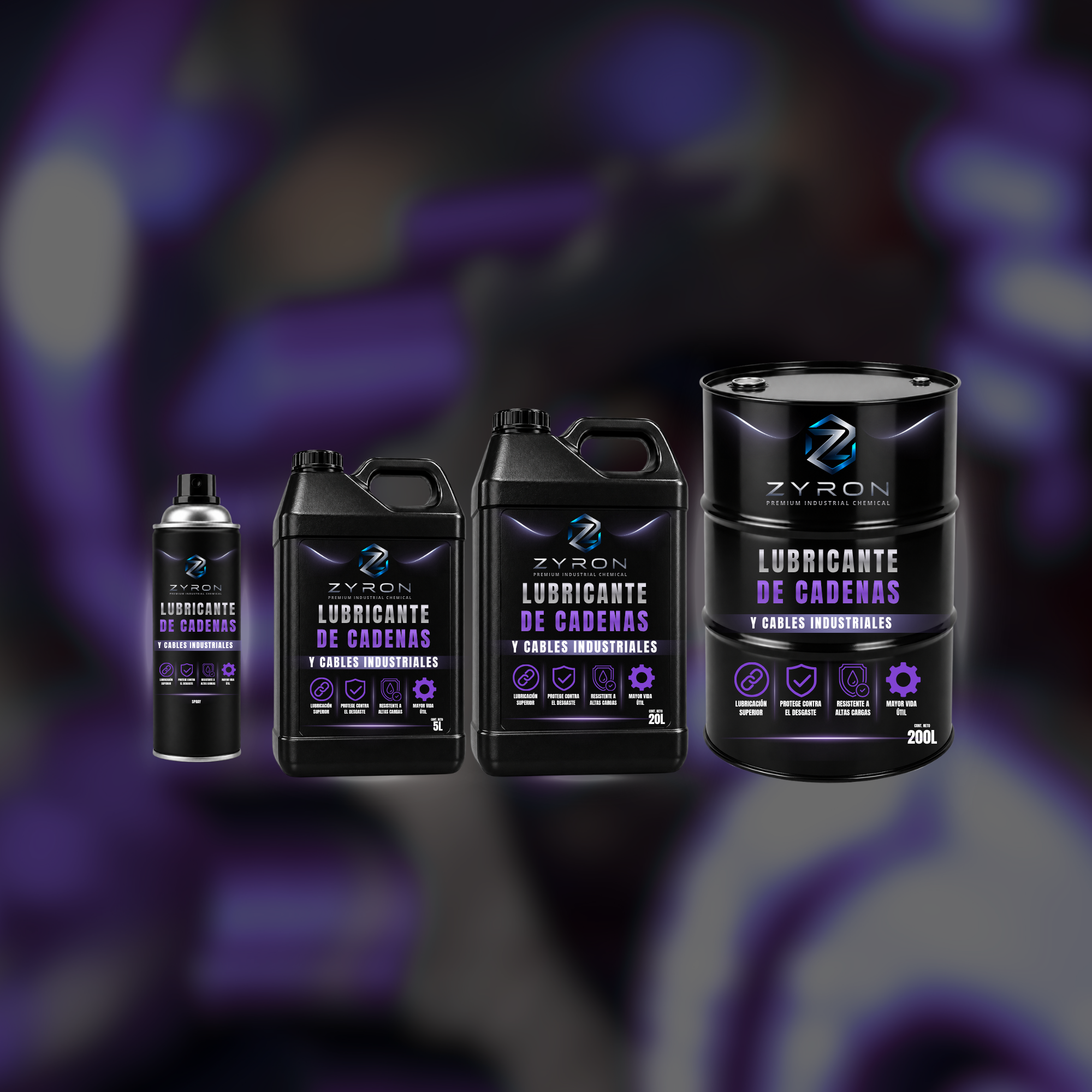 LUBRICANTE DE CADENAS Y CABLES INDUSTRIALES