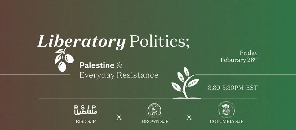 Liberatory Politics: Palestine &amp; Everyday Resistance