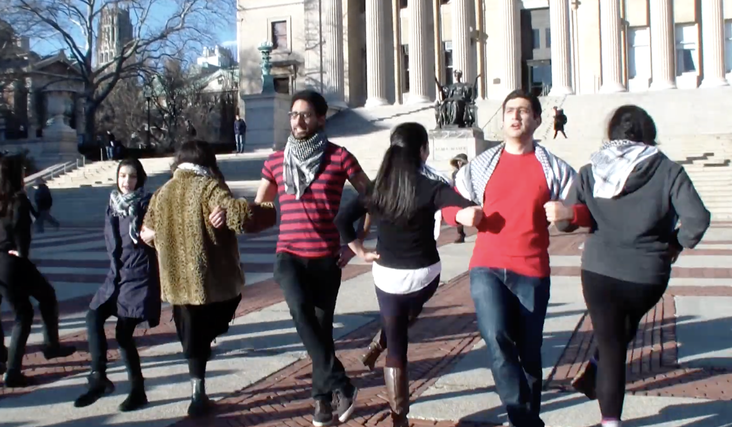 Dabke Flashmob at Israeli Apartheid Wall