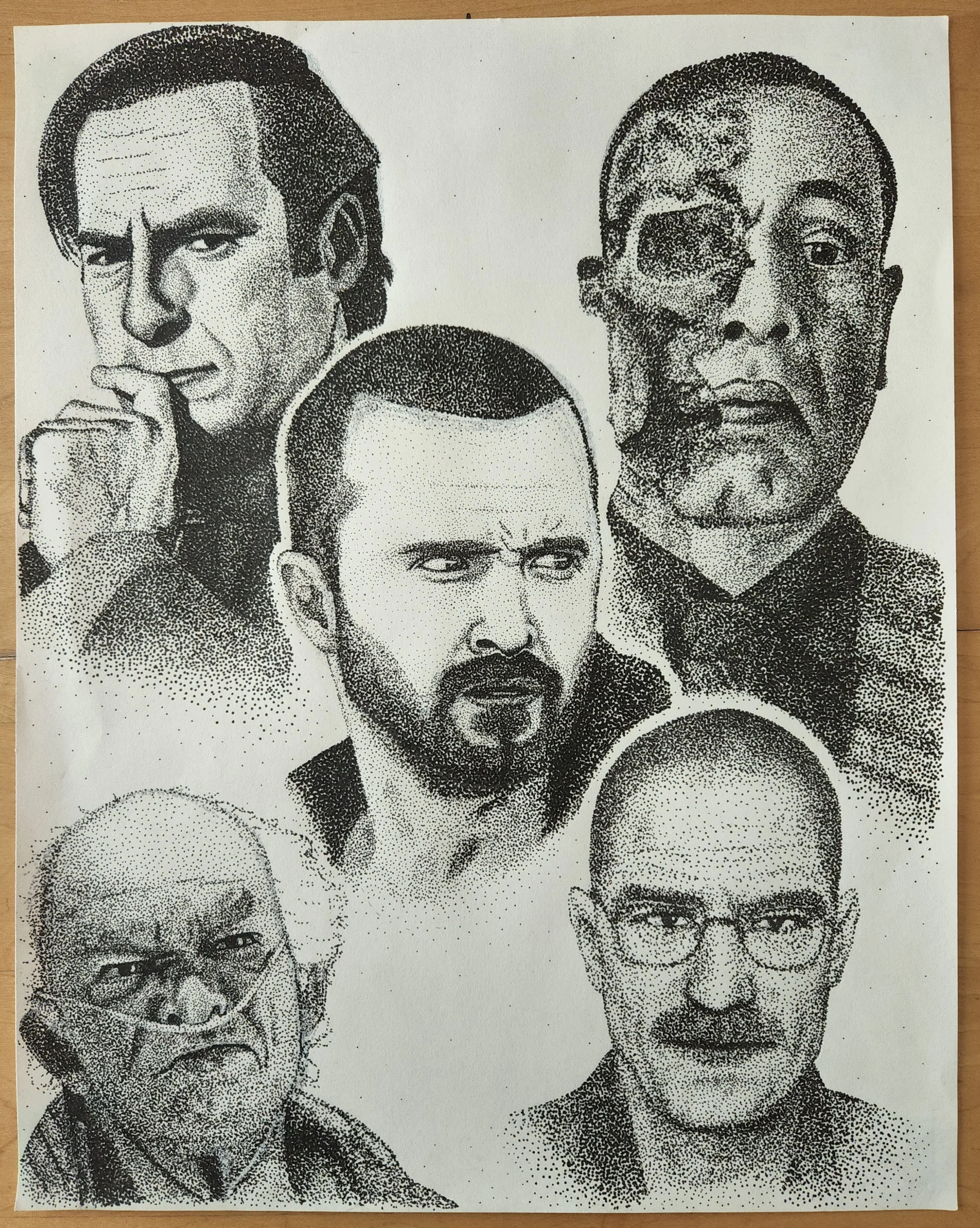 Breaking Bad portrait, 2022