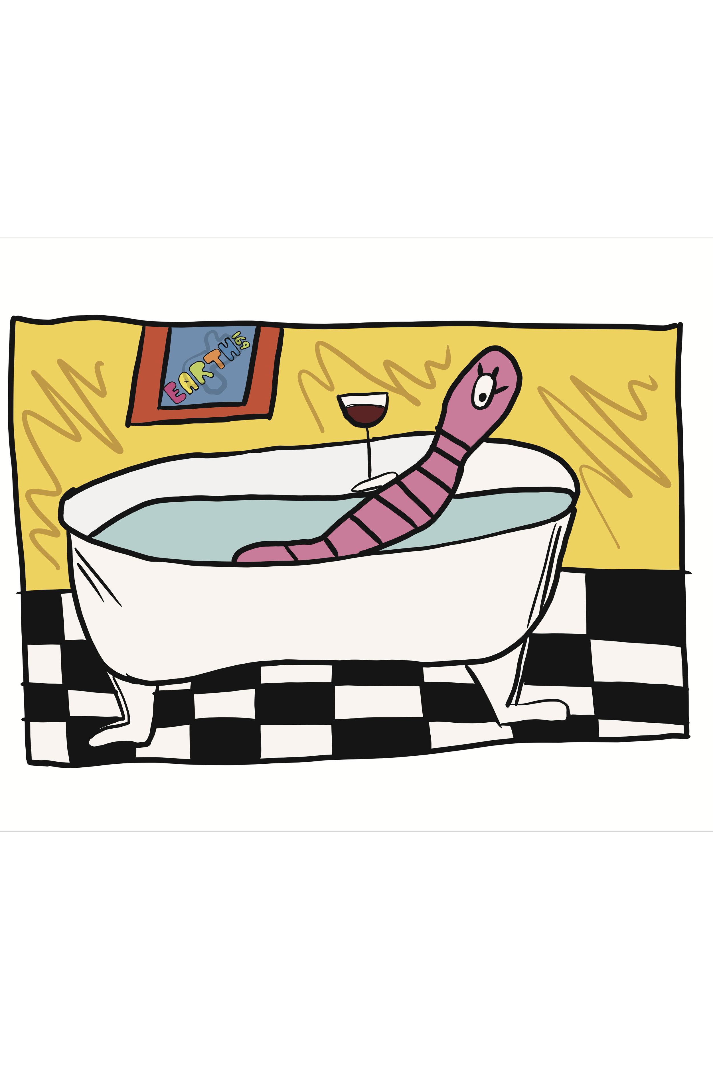 Vino Worm Art Print