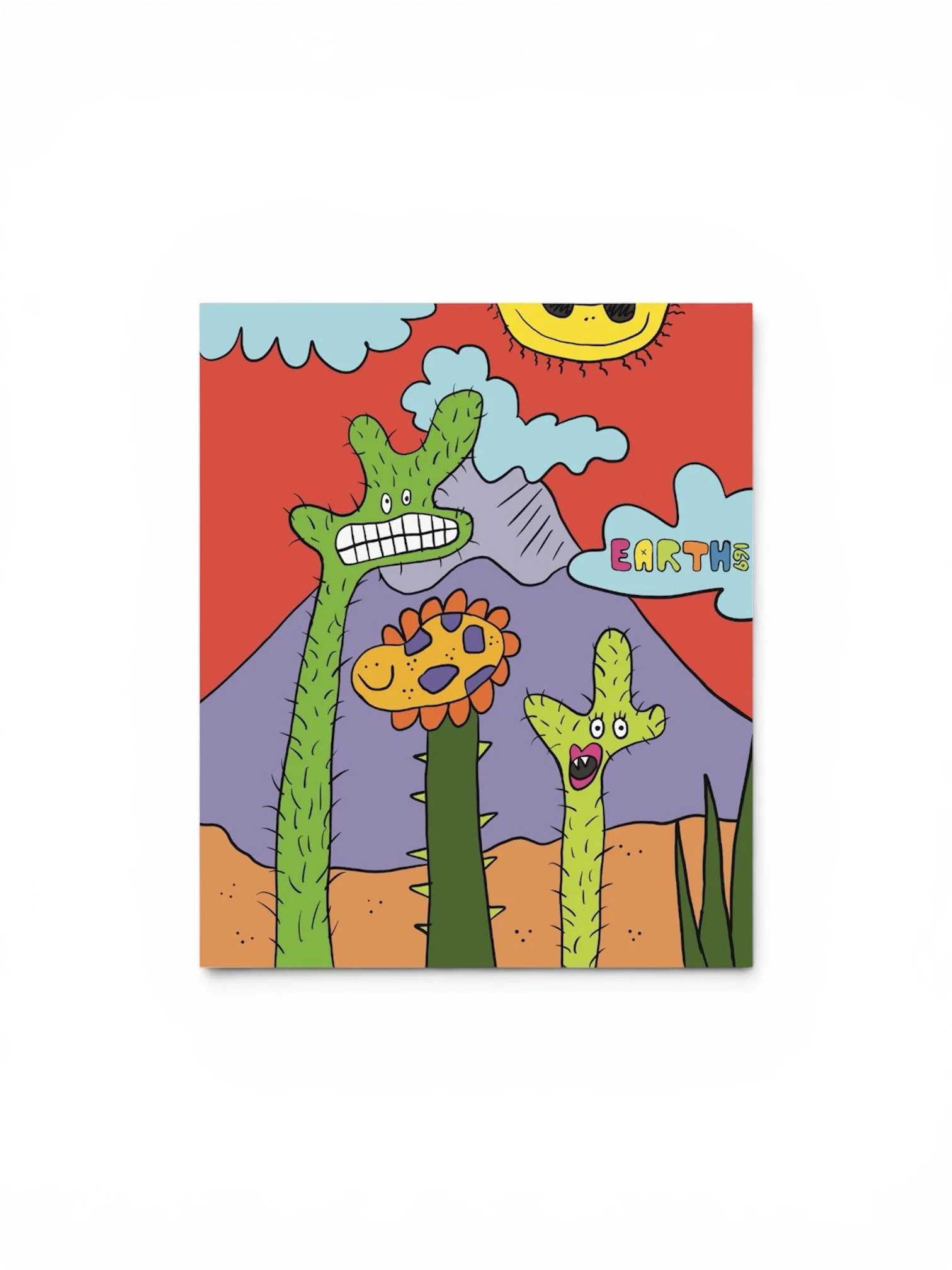 Cactus Living Vinyl Sticker