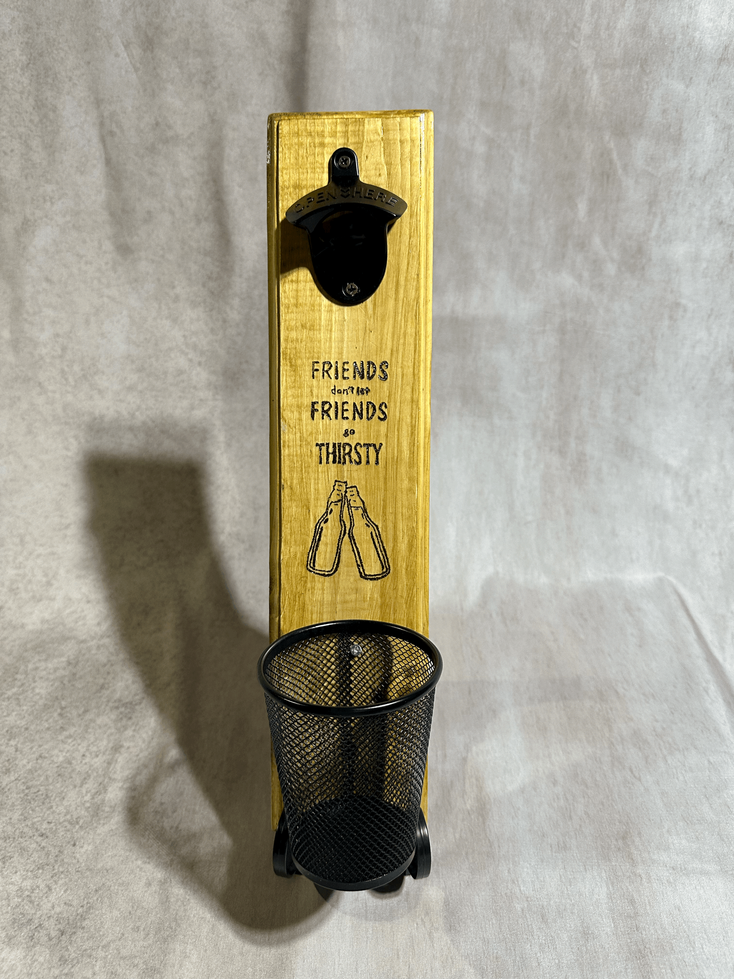 Hanging Bottle Opener Sign