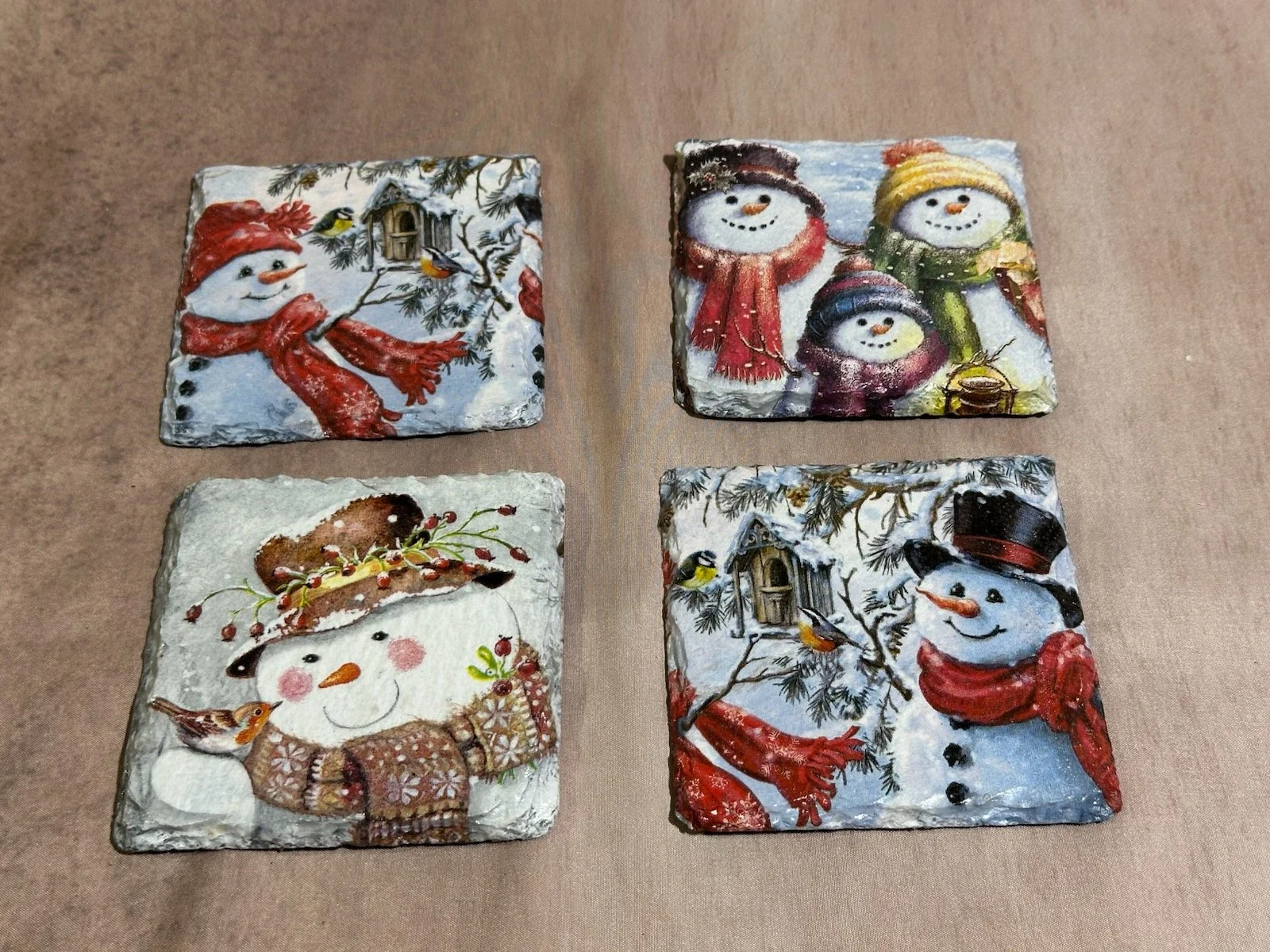 Snowmen Coasters