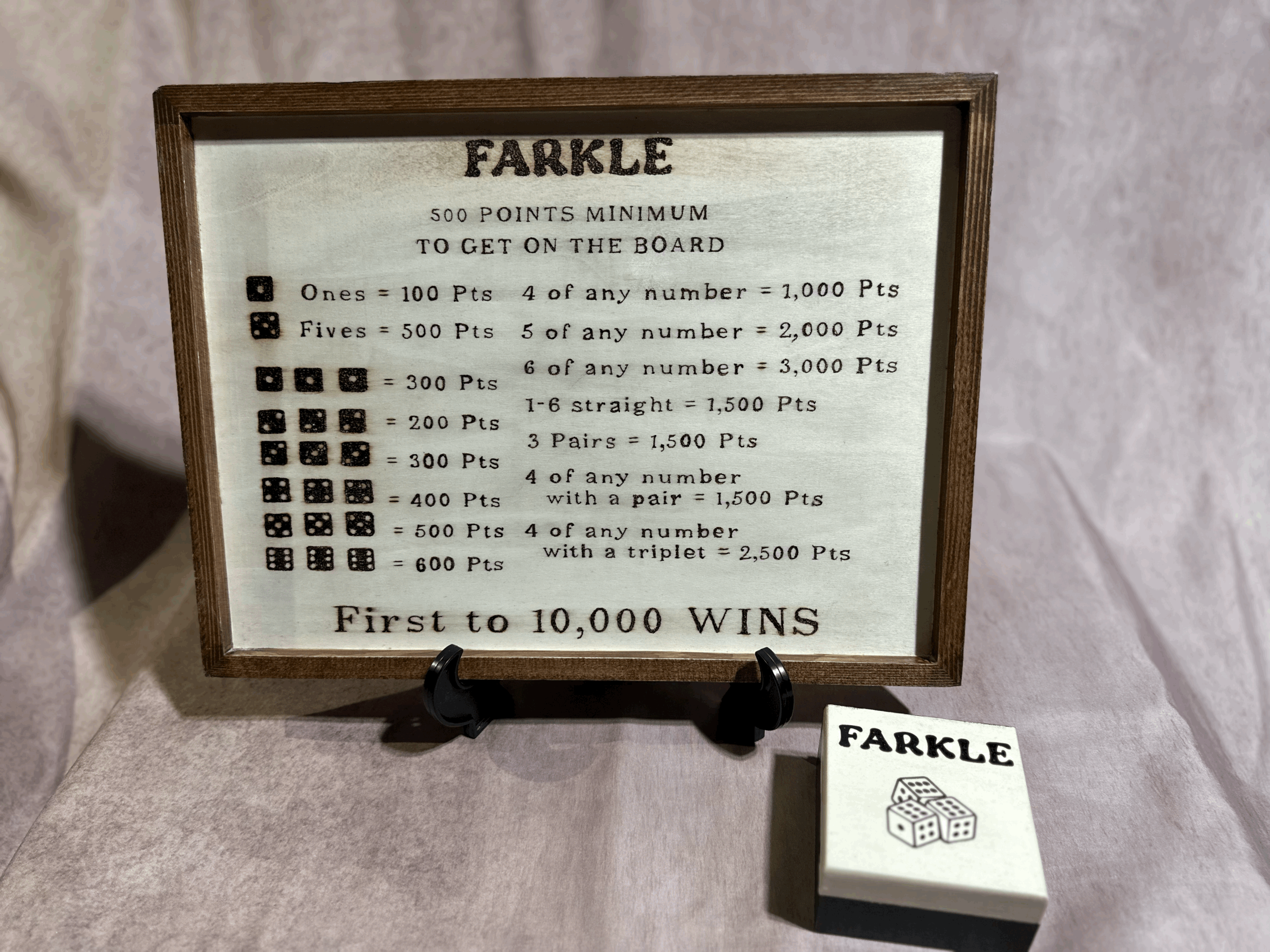 Farkle Game Board