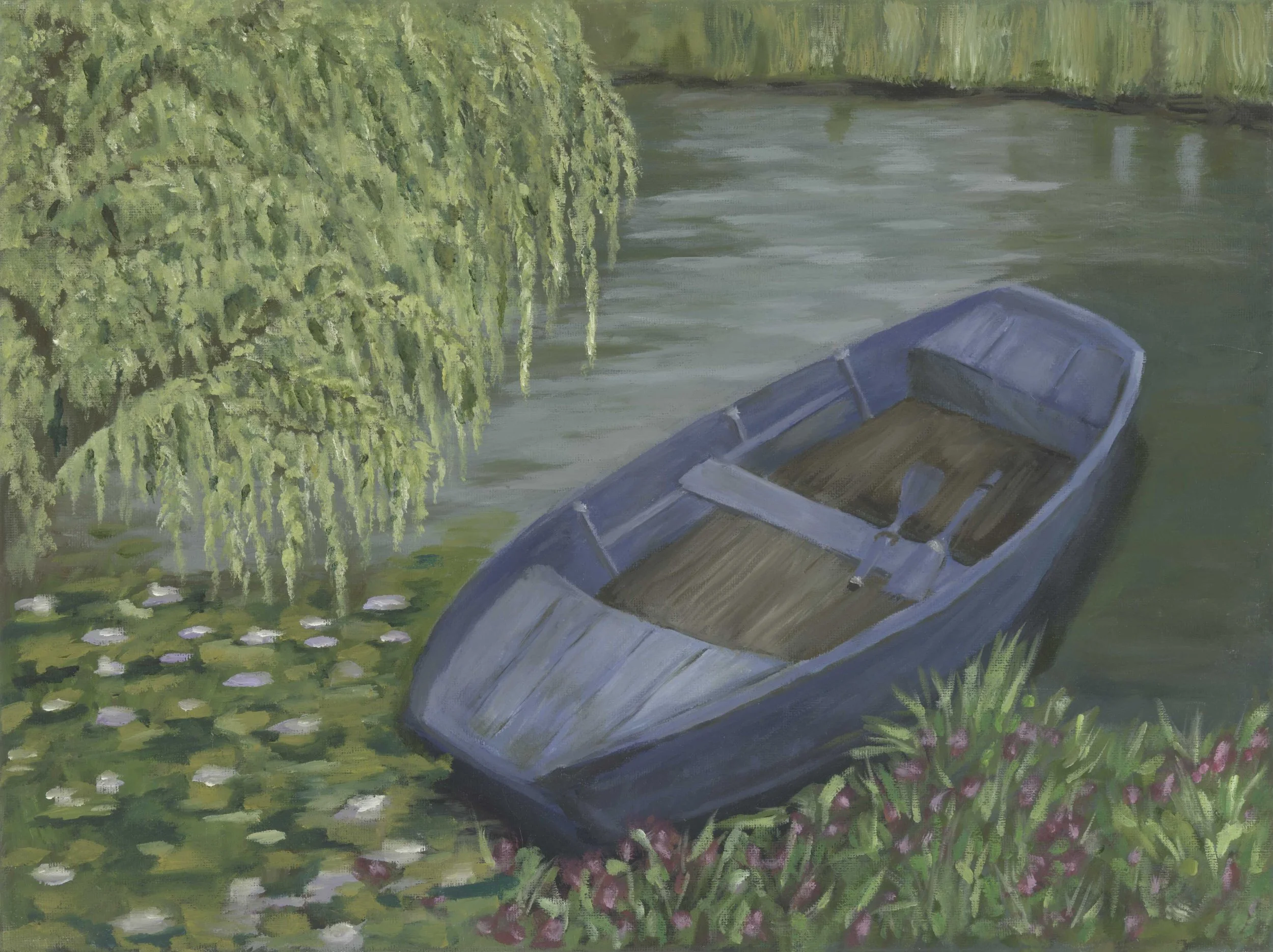 Waterlilies Boat
