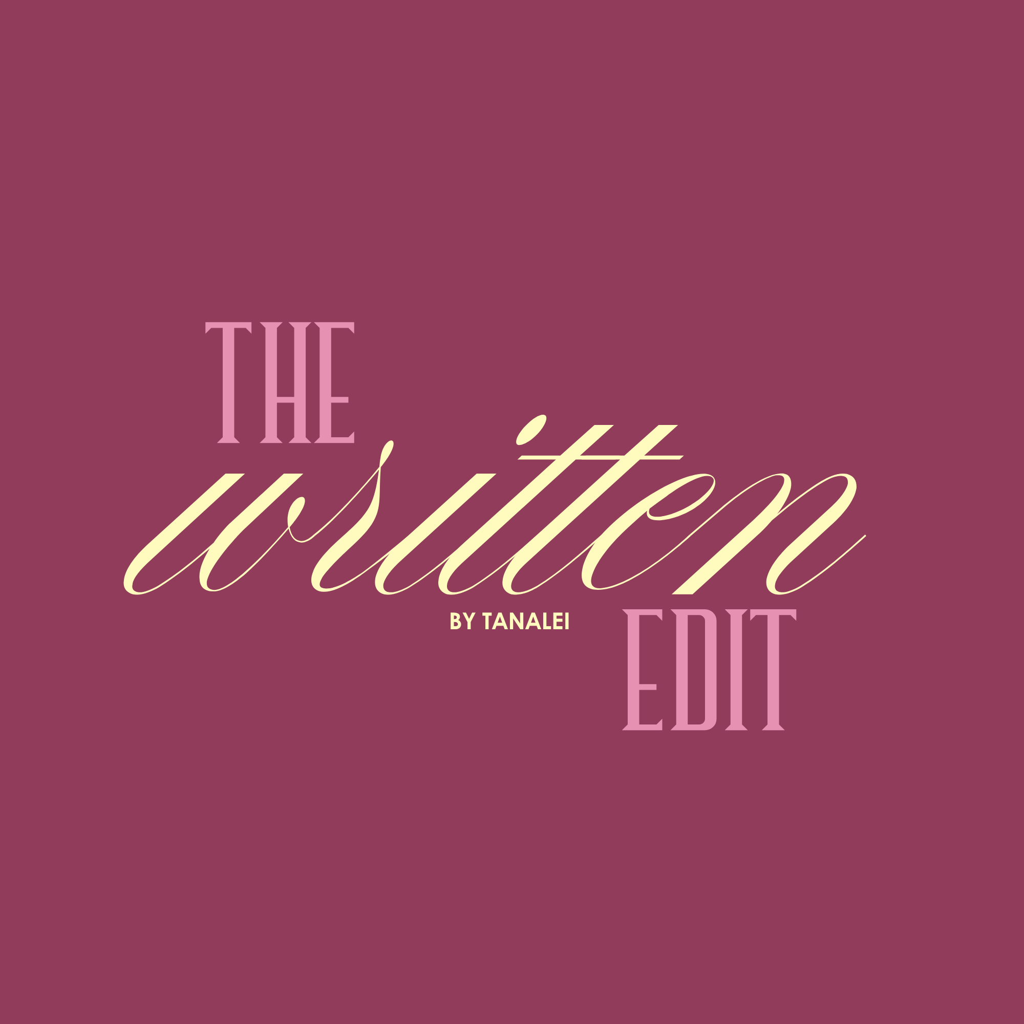 Book cover titled 'The Influencer' by Tanai, in pink and purple tones with cursive font.