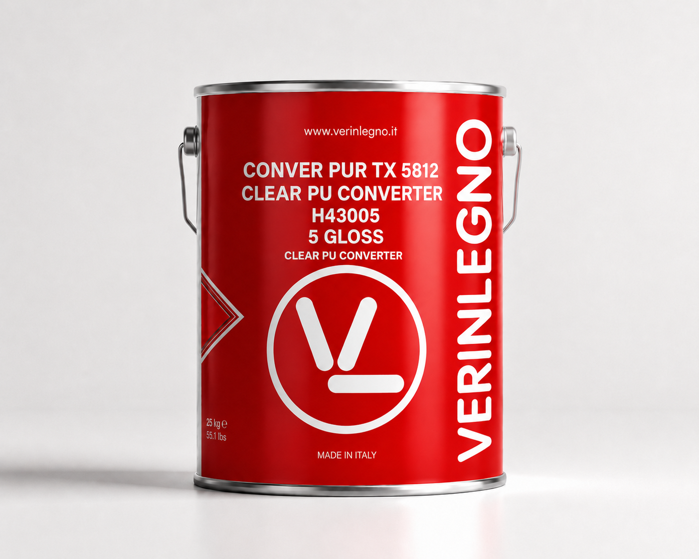 Verinlegno Conver PUR TX 5812 Clear PU Converter, 5 Gloss – H43005