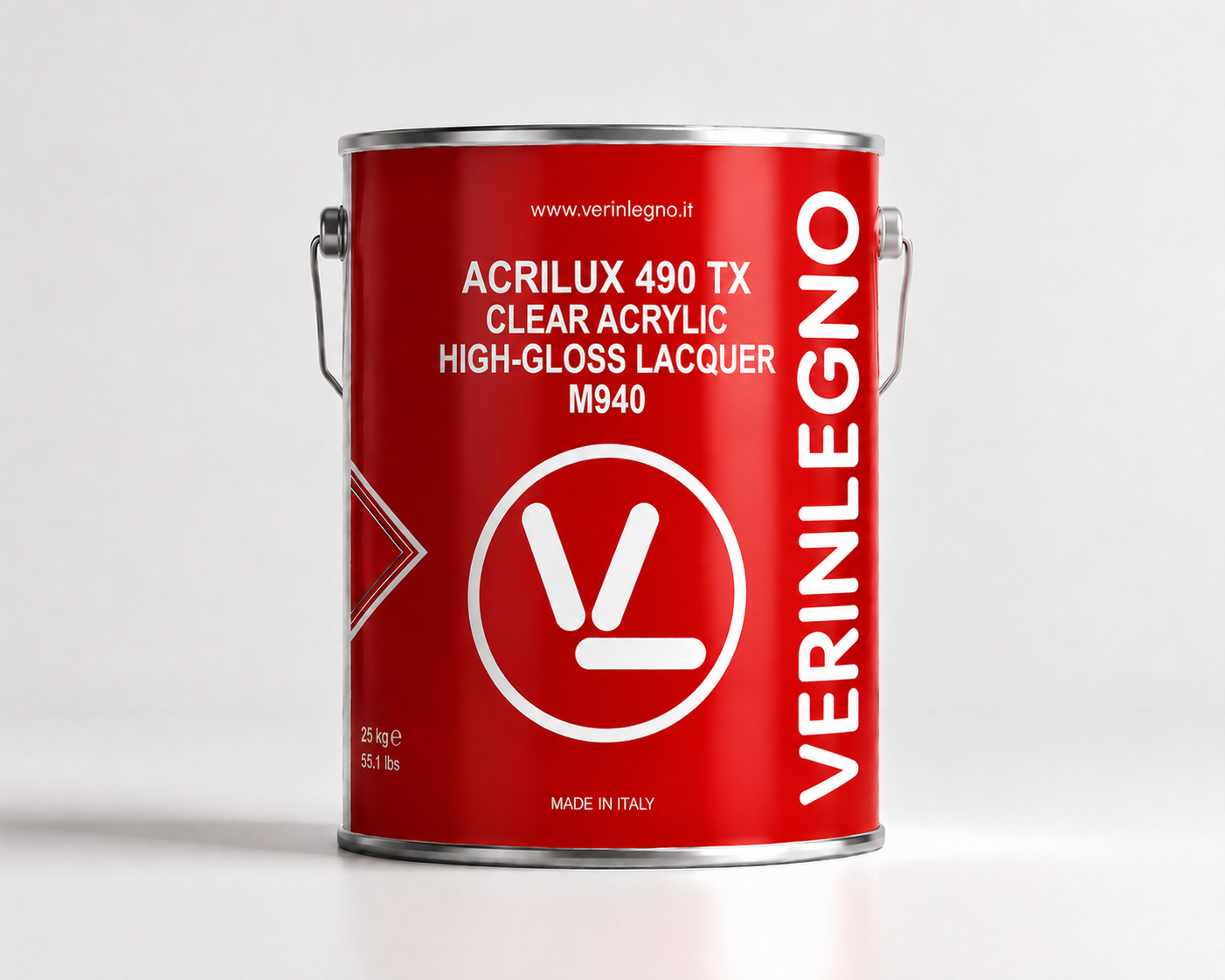 Verinlegno Acrilux 490 TX Clear Acrylic High-Gloss Lacquer – M940
