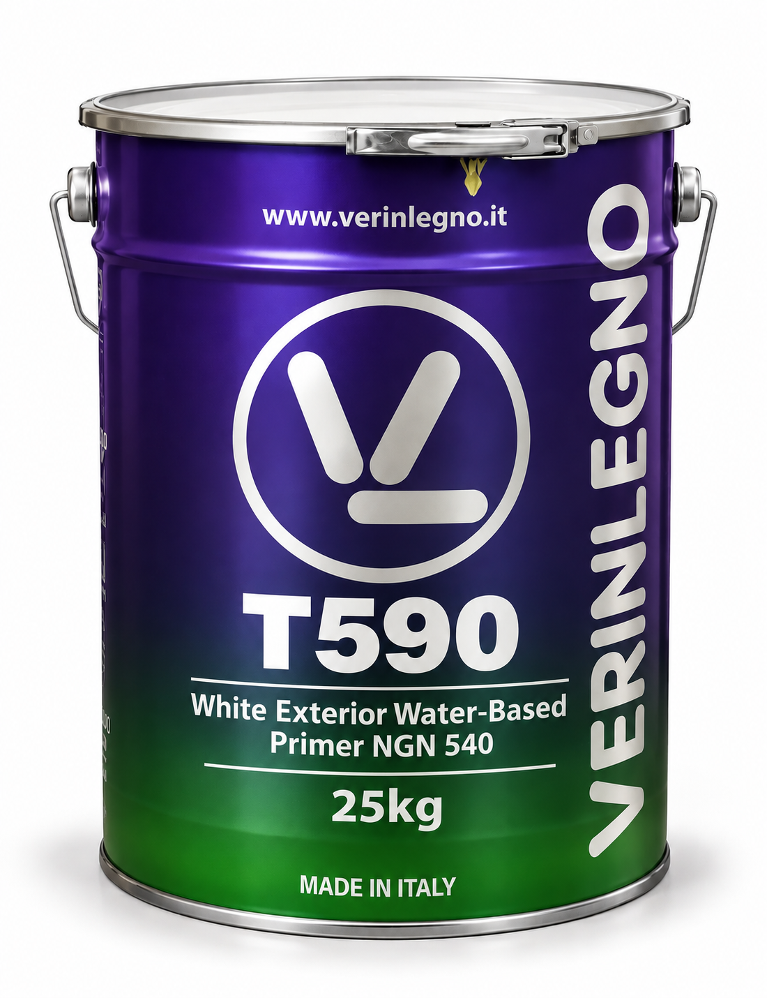 Verinlegno T590 – White Exterior Water-Based Primer NGN 540 | 25kg