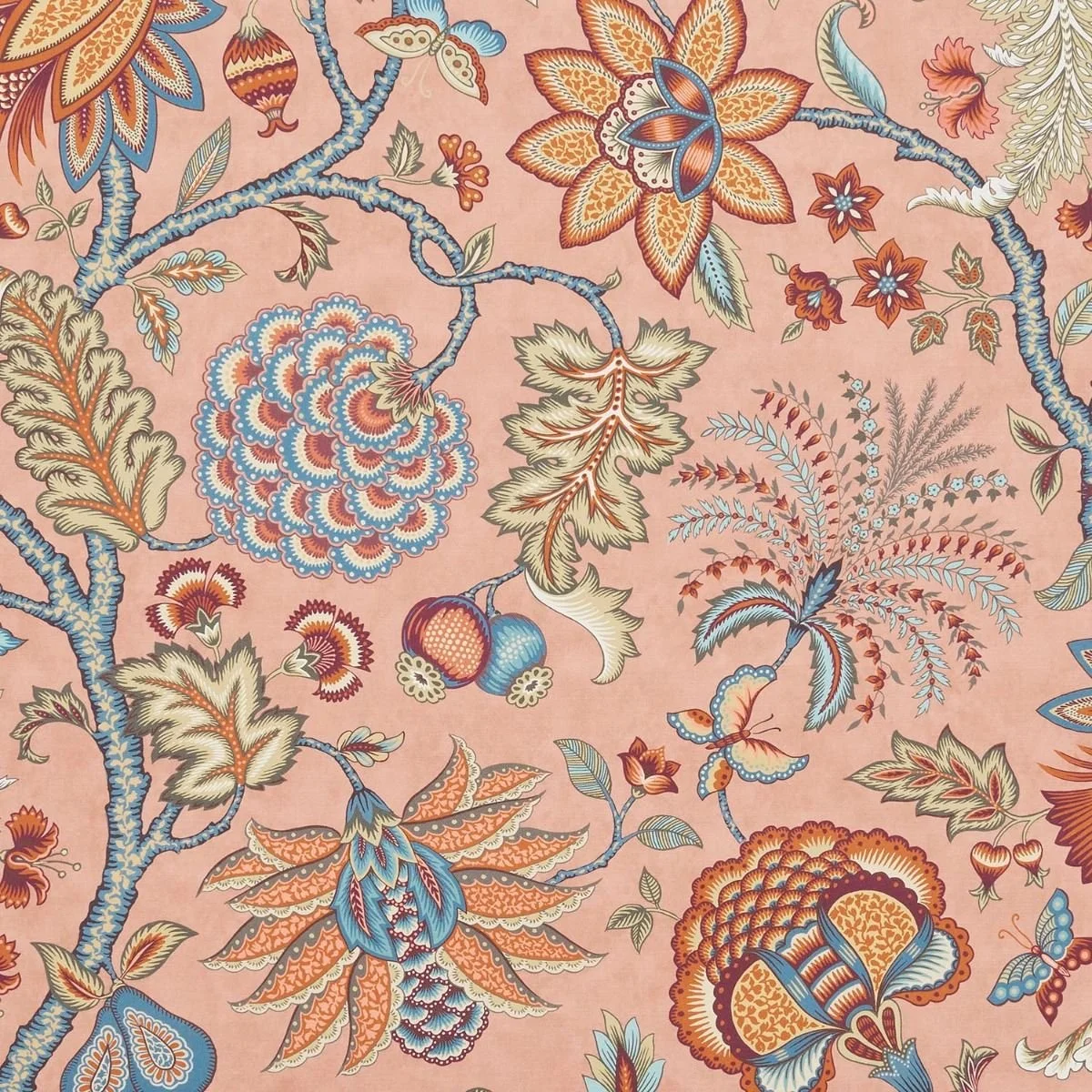 Tree of Life BLUSH | Stoff im Landhausstil