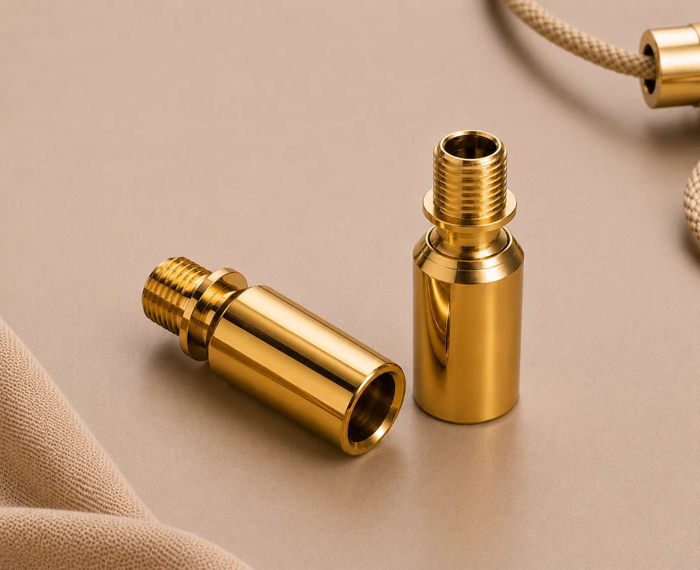 Einstellgelenk für Lampen & Leuchten GOLD | Verstellbares Lampenzubehör