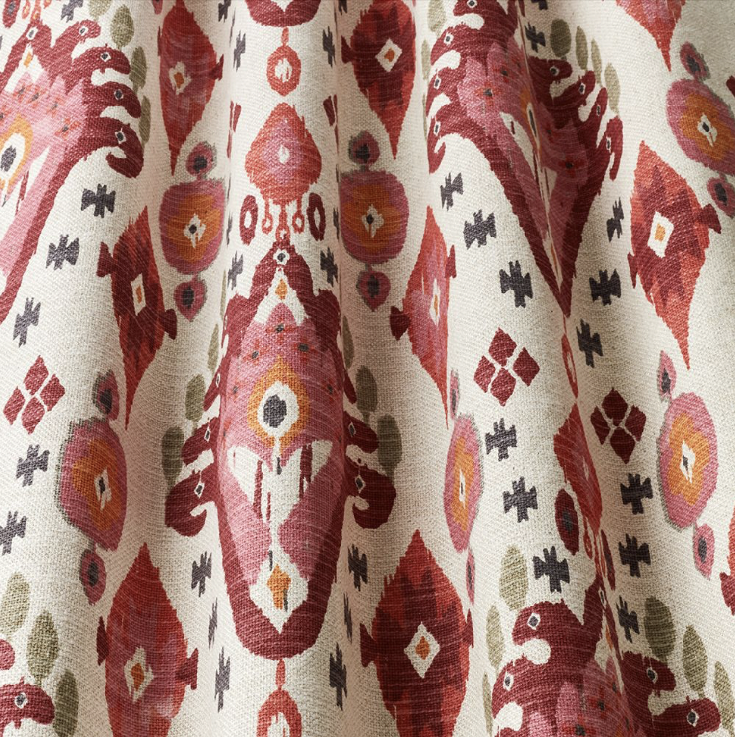Boho BEGONIA | Stoff im Ikatstil