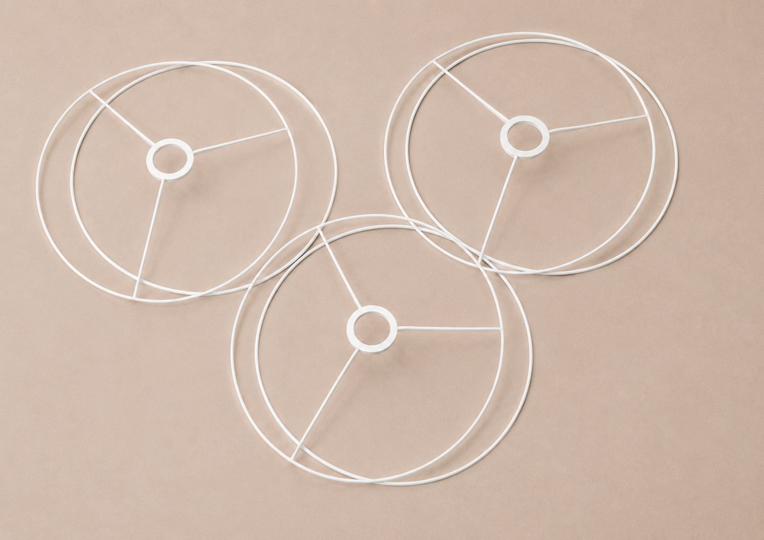 Lampenschirm-Ringset 35 cm | Komplettes