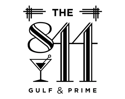Logo for 'The 84th Gulf & Prime' featuring stylized text with barbell icons above and below.