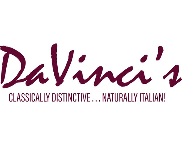 DaVinci's logo with the tagline 'Classically distinctive... Naturally Italian!'