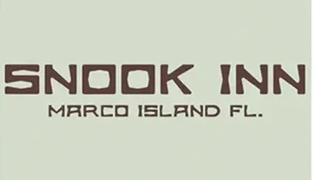 Sign for Snook Inn in Marco Island, Florida.
