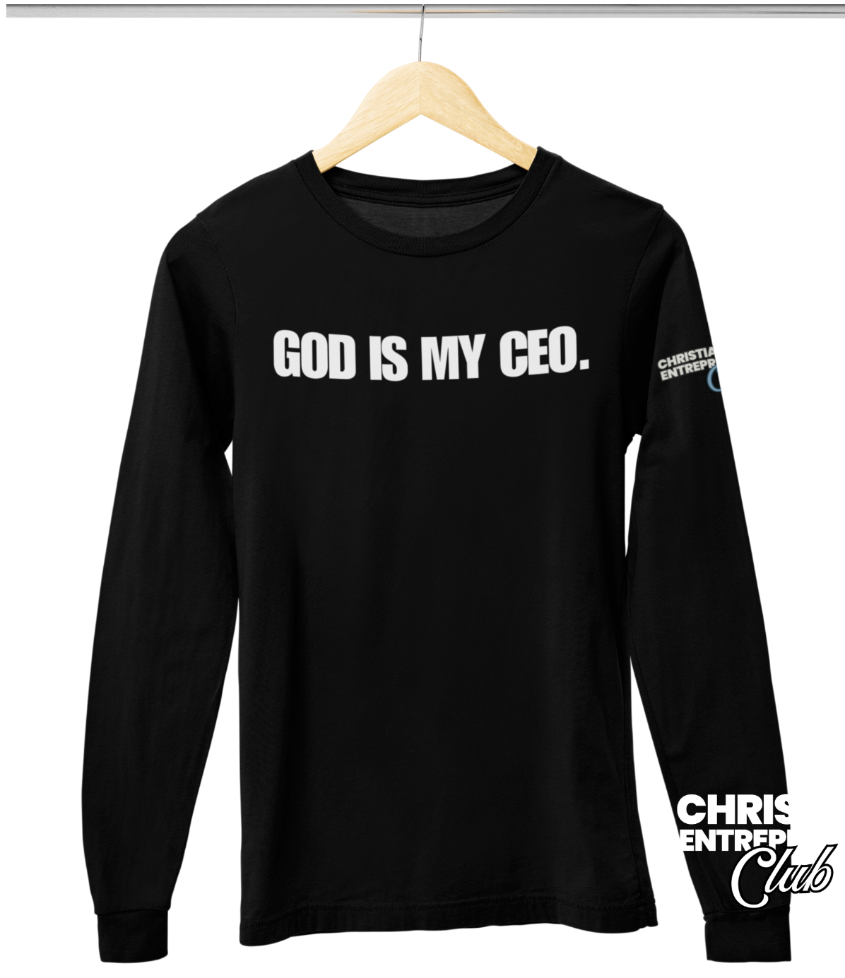 CEC "God Is My CEO" Long Sleeve Tee