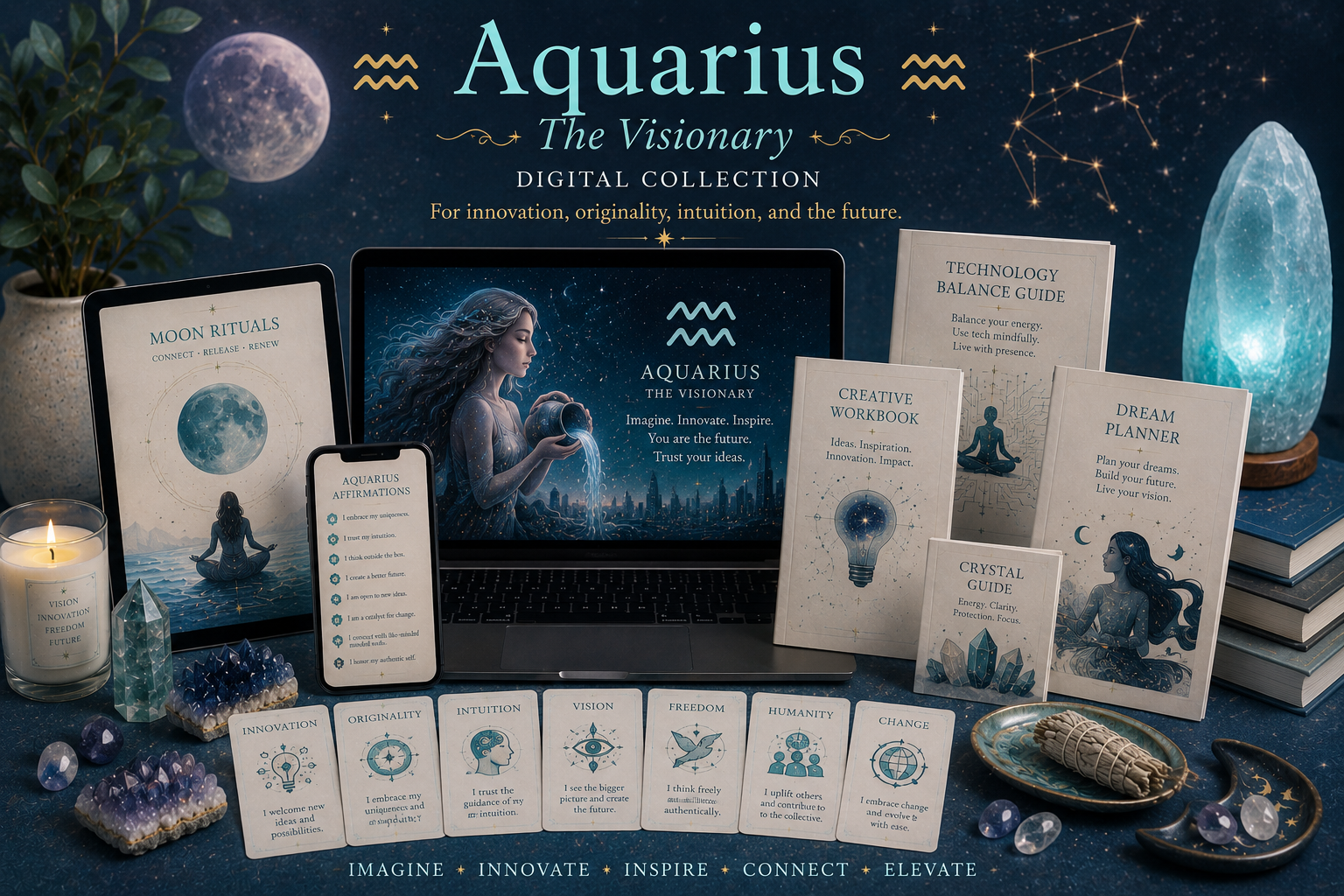 Aquarius – The Visionary  Digital Collection
