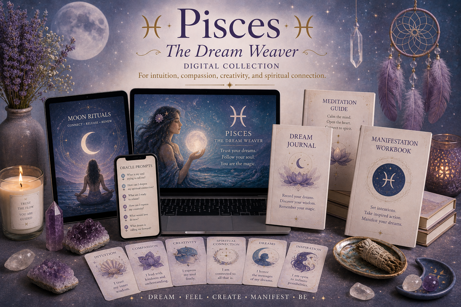 Pisces – The Dream Weaver  Digital Collection