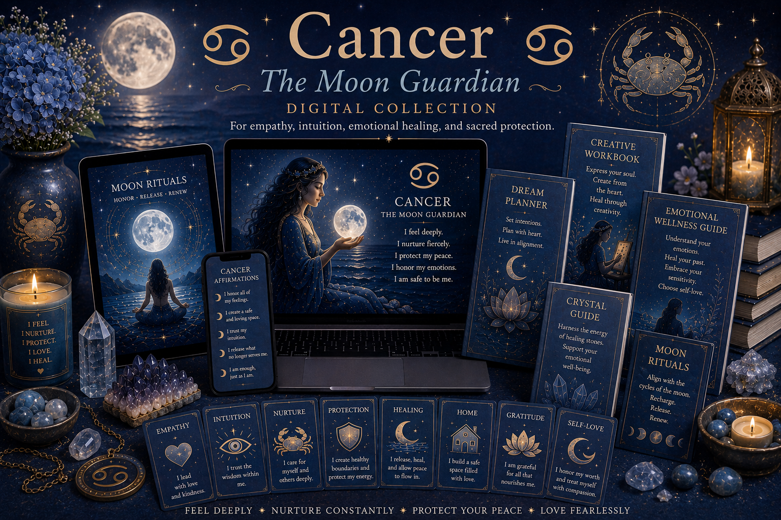 Cancer – The Moon Guardian  Digital Collection