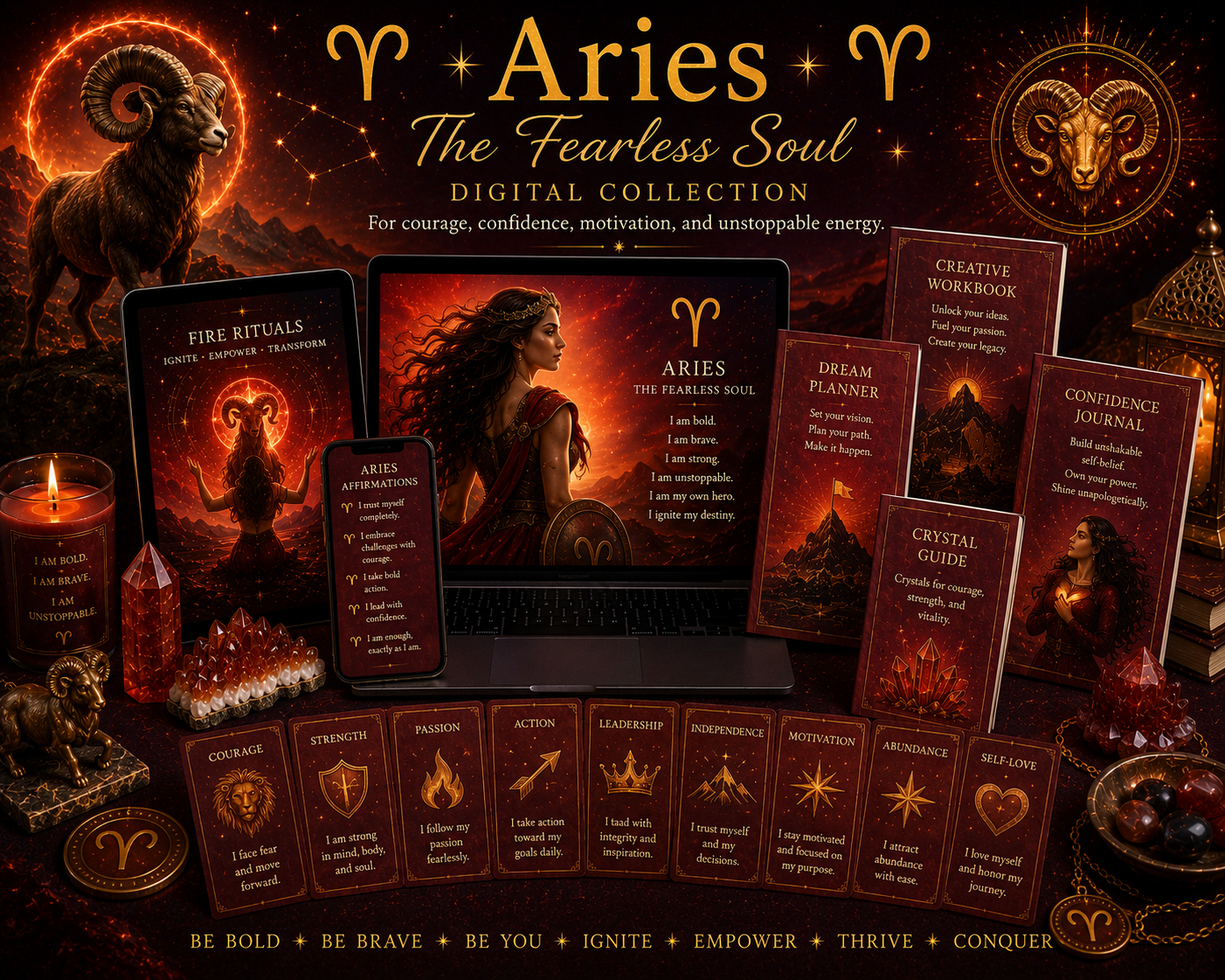 Aries – The Fearless Soul  Digital Collection