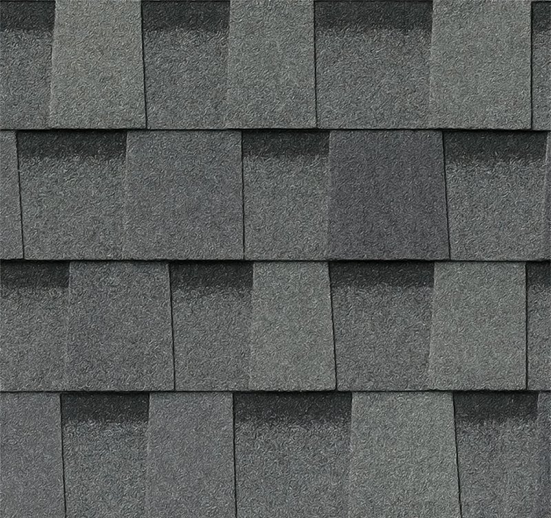Atlas Pinnacle Impact® Class 4 roofing shingles in Midnight Lake.