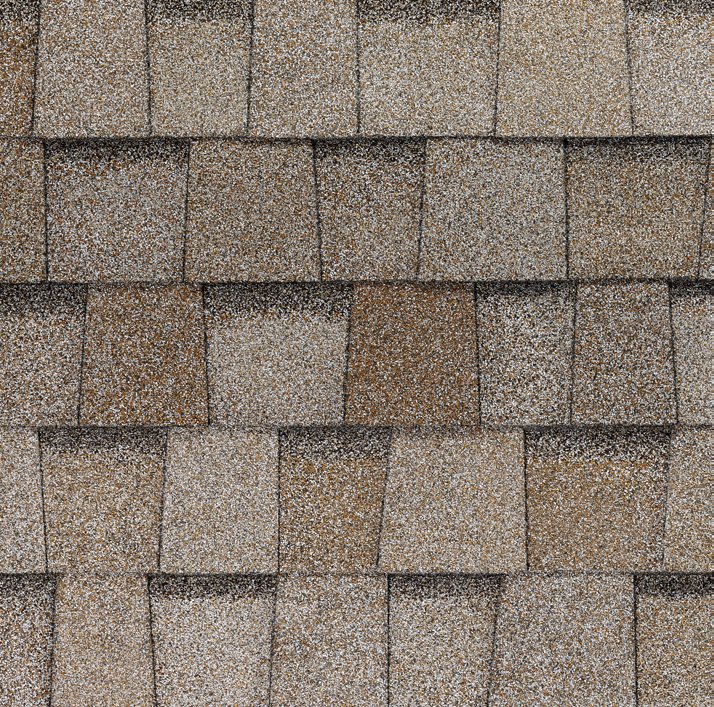 Atlas Pinnacle Sun® solar reflective roofing shingles in Cool Sand.