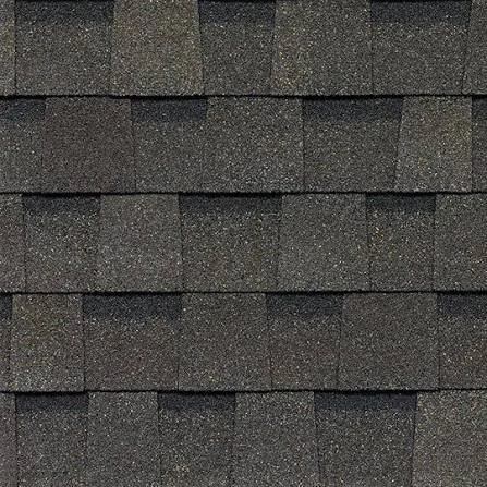Atlas Black Shadow architectural asphalt roofing shingles with a dimensional design.