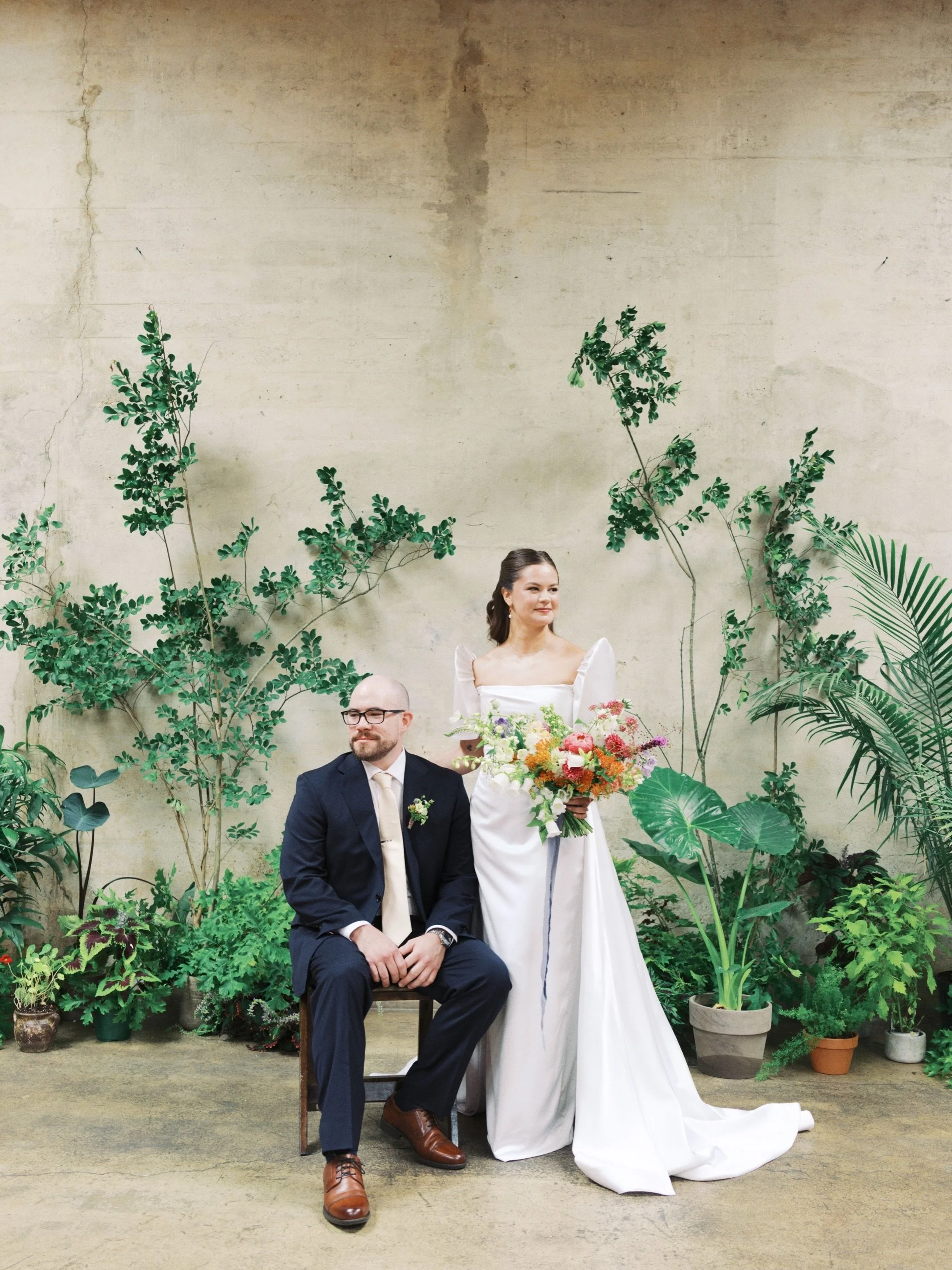 When the ceremony backdrop is so good, you use it for portraits too!

Venue: @standardknoxville 
Planner: @forgetmenotknoxville 
Dress: @launionfilipiniana 
Hair + Makeup: @_hazelskye 
Photographer: @picturesbysammy 
Plant rentals: @stanleysgreenhous
