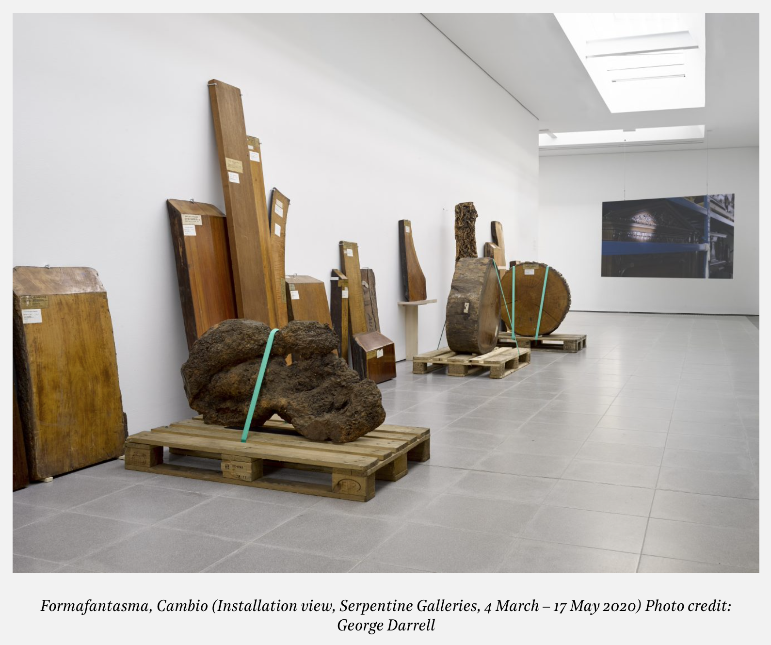 Formafantasma, Cambio (Installation view, Serpentine Galleries, 4 March – 17 May 2020) Photo credit: George Darrell