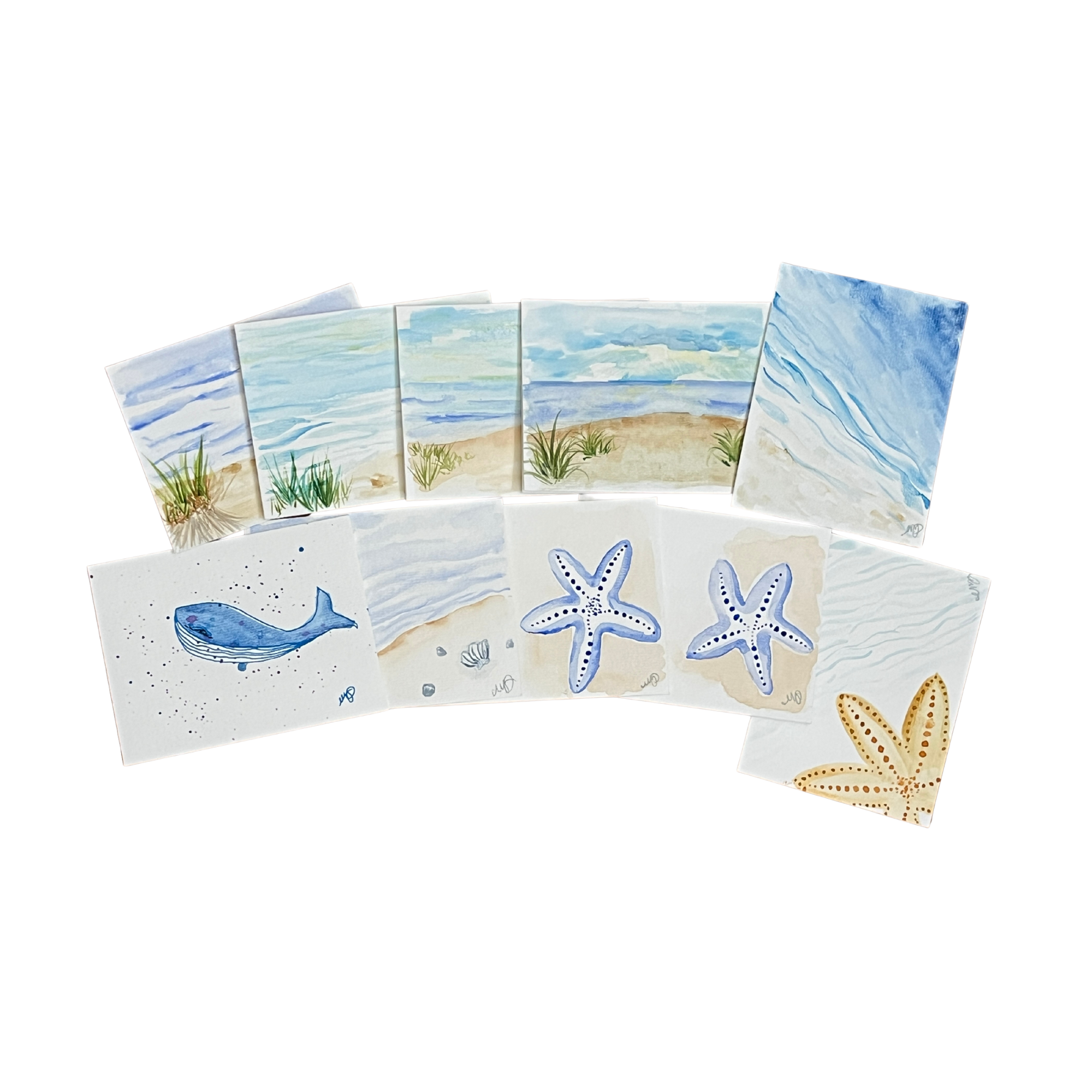 Seascape cards