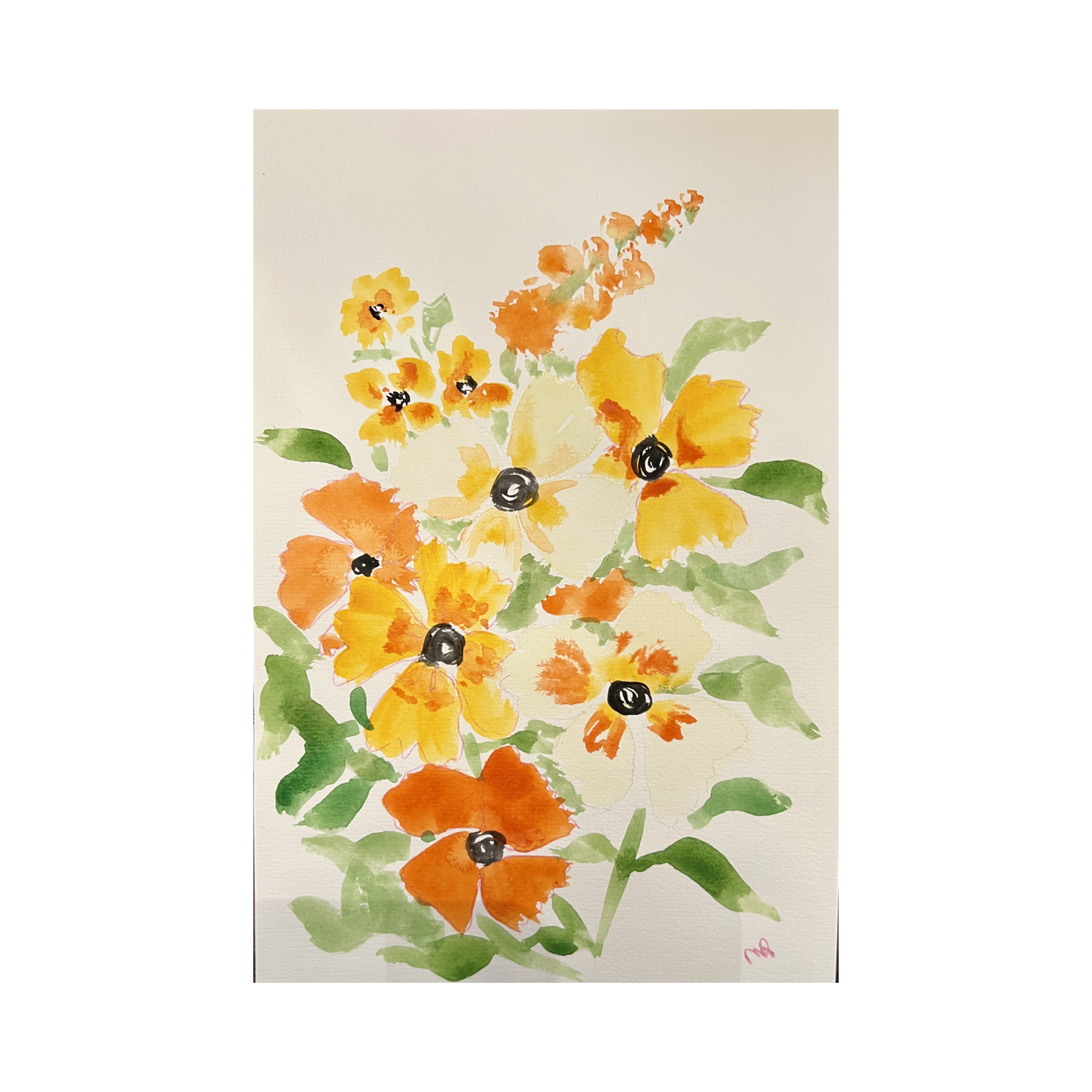 Yellow and Orange Wildflowers