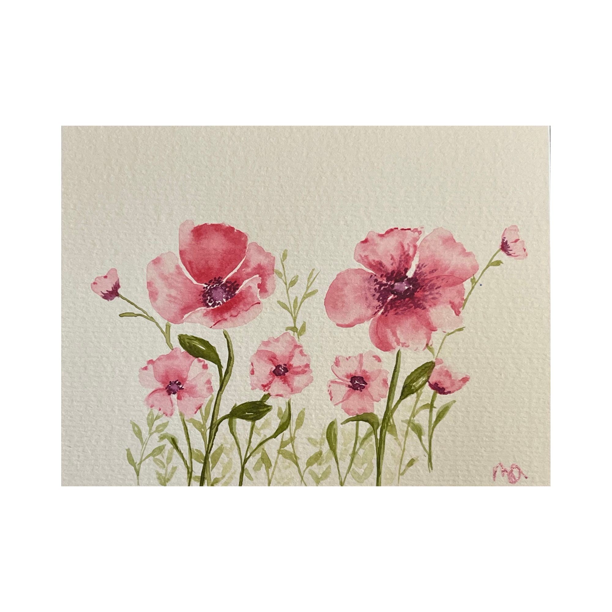 Dark Pink Wildflowers