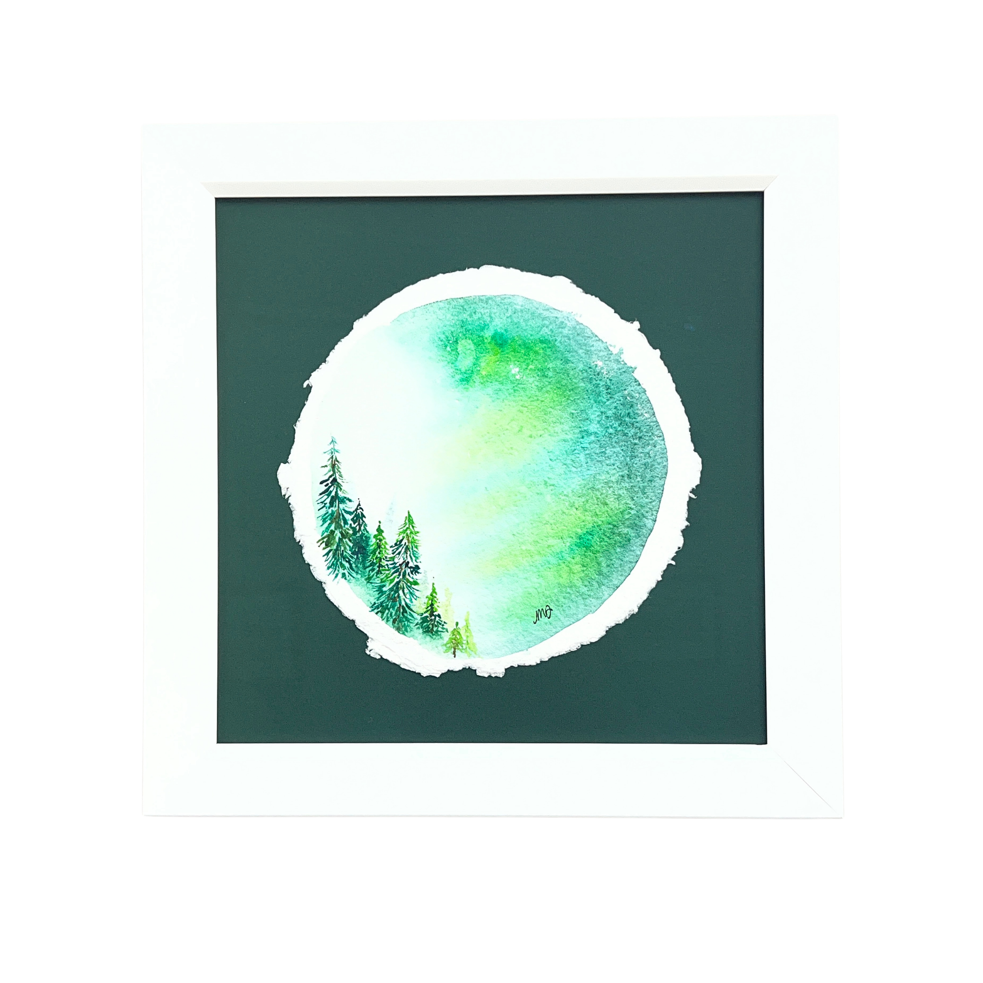 Framed Ethereal Forest