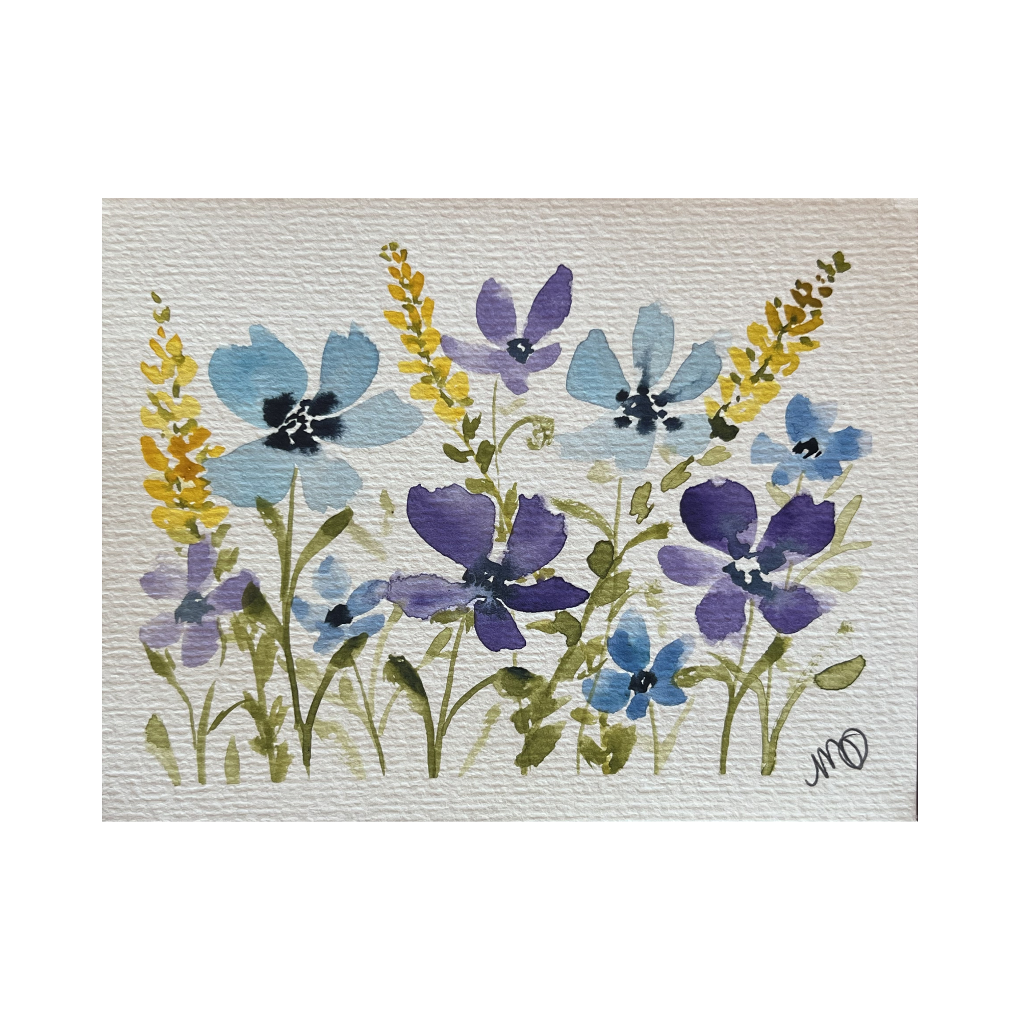 Blue and Purple Wildflowers