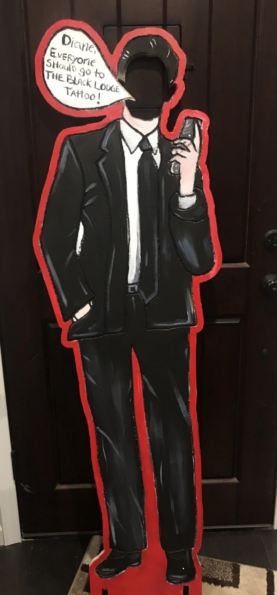 "Twin Peaks" life size carnival style cut outs, for "Twin Peaks Fest" 2019
