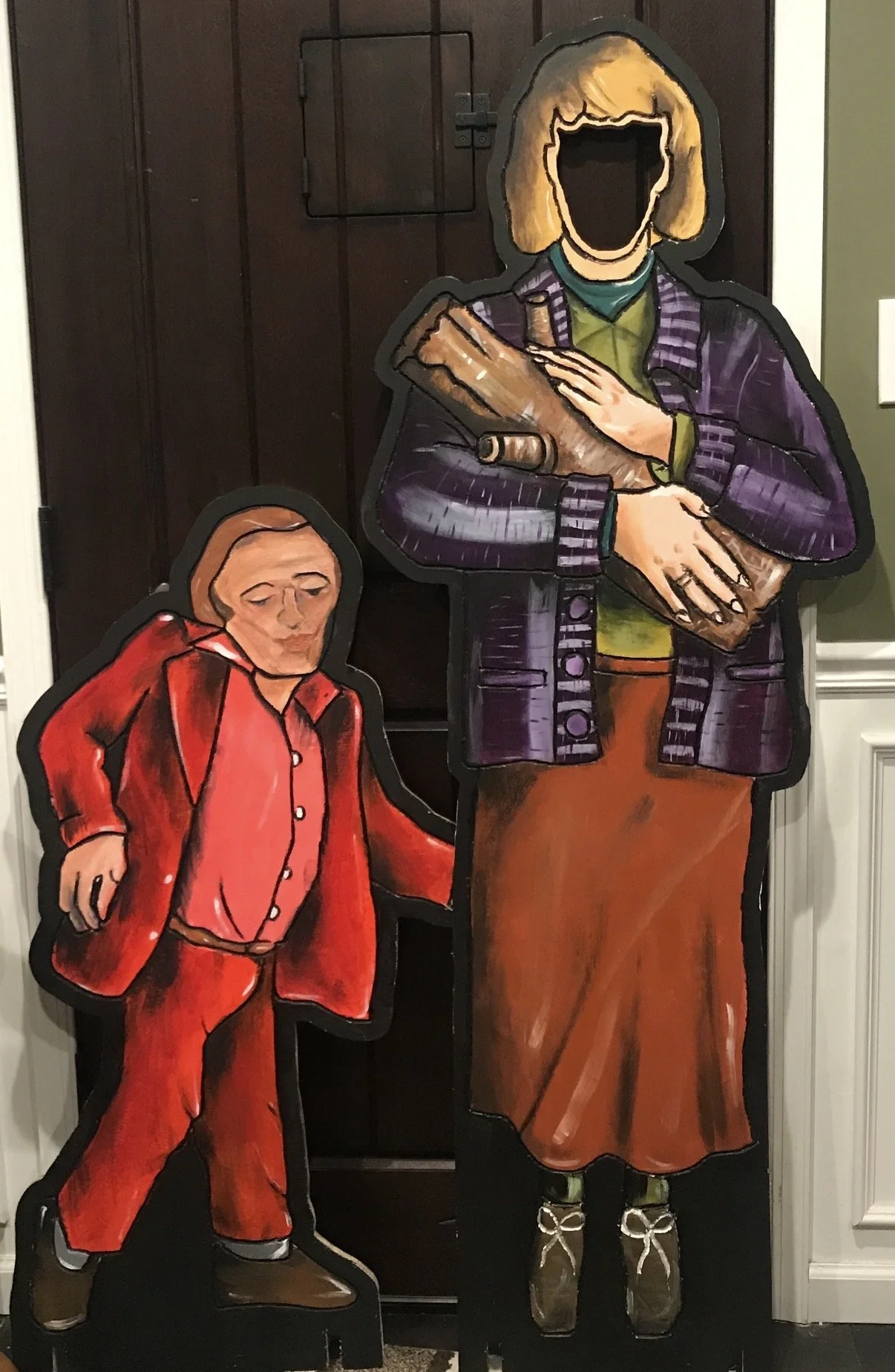 "Twin Peaks" life size carnival style cut outs, for "Twin Peaks Fest" 2019