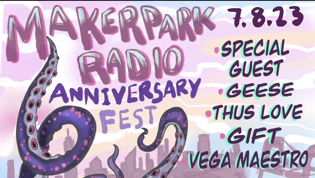 Kevin Devine/Geese @ Maker Park Radio 2023, Facebook Graphic