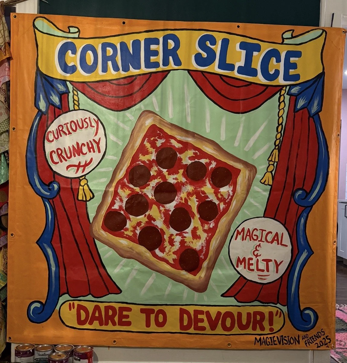 Corner Slice Banner 6'x6' 2025